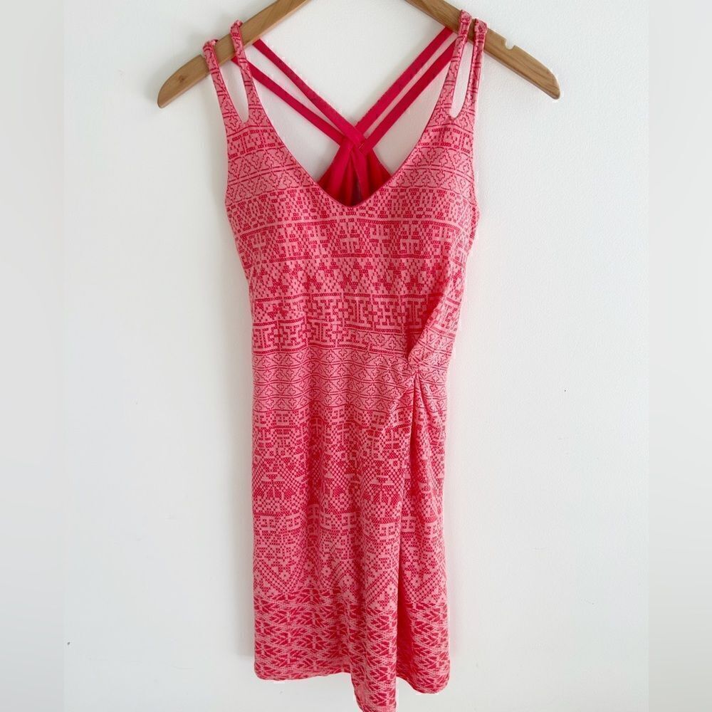 Athleta Knotted Nanda Dress in Watermelon
